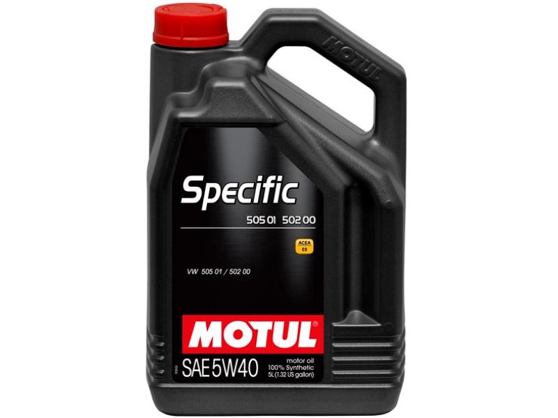 Olej silnikowy MOTUL SPECIFIC VW 505 01 502 00 5W40 5L